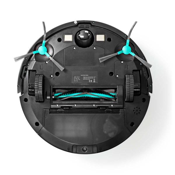 SmartLife Roboter-Staubsauger | Laser-Navigation | Wi-Fi | Kapazität Auffangbehälter: 0.6 l | Automatisches Laden | Maximale Betriebszeit: 2 Std | Schwarz | Android? / IOS