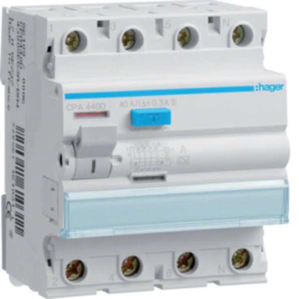 ARDEBO.de - CPA440D FI-Schalter 4P 6kA 40A 300mA Typ S