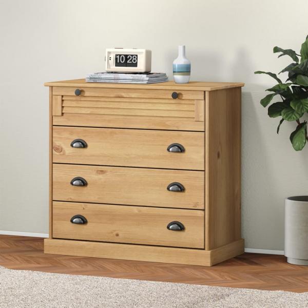 ARDEBO.de - Kommode VIGO 80x40x76 cm Massivholz Kiefer