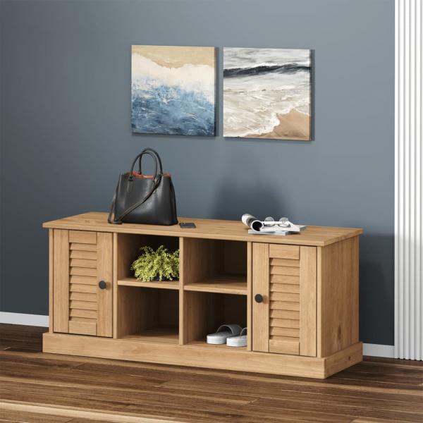 ARDEBO.de - Schuhbank VIGO 106x35x45 cm Massivholz Kiefer