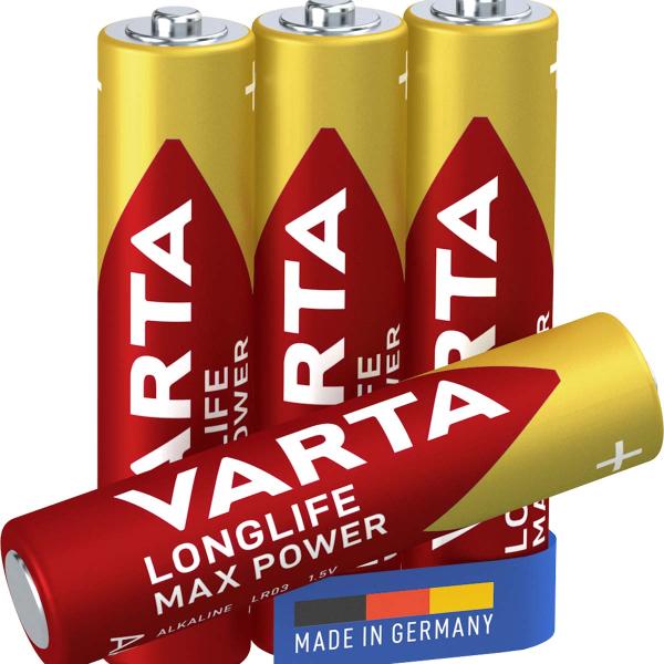 Alkaline Batterie AAA 1.5 V Max Tech 4-Blister (Menge: 10 je Bestelleinheit)