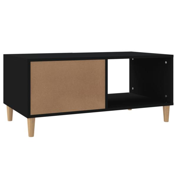 ARDEBO.de - Couchtisch Schwarz 89,5x50x40 cm Holzwerkstoff