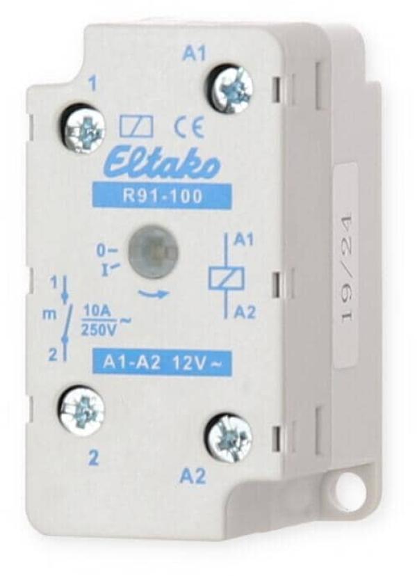 ELTAKO R91-100-12VAC Elektromechanisches Schaltrelais 10A, 250V (91100411)