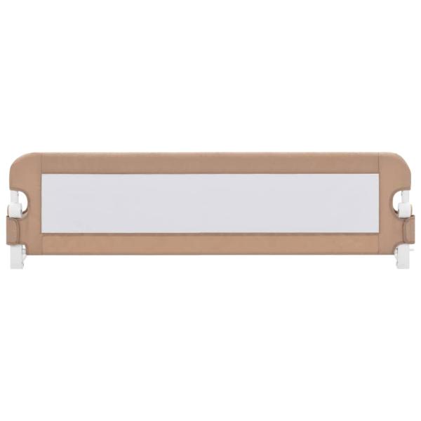 Kleinkind-Bettschutzgitter Taupe 150x42 cm Polyester