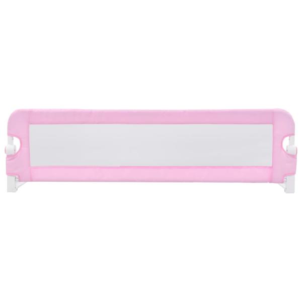 Kleinkind-Bettschutzgitter Rosa 120x42 cm Polyester