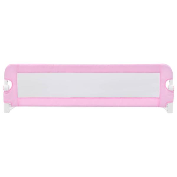 Kleinkind-Bettschutzgitter Rosa 120x42 cm Polyester