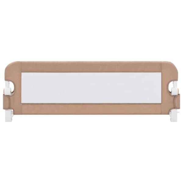 Kleinkind-Bettschutzgitter Taupe 120x42 cm Polyester