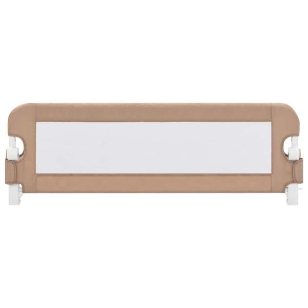 Kleinkind-Bettschutzgitter Taupe 120x42 cm Polyester