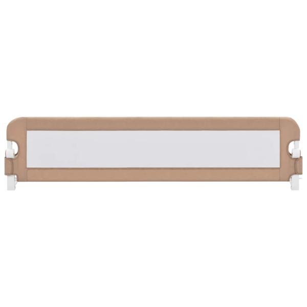 Kleinkind-Bettschutzgitter Taupe 180x42 cm Polyester
