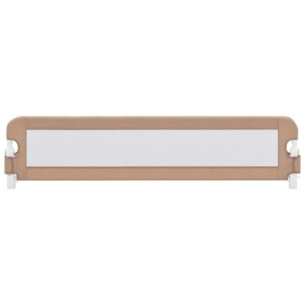 Kleinkind-Bettschutzgitter Taupe 180x42 cm Polyester