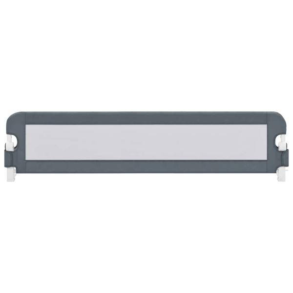 Kleinkind-Bettschutzgitter Grau 180x42 cm Polyester
