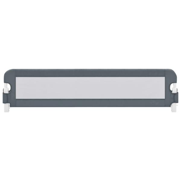 Kleinkind-Bettschutzgitter Grau 180x42 cm Polyester