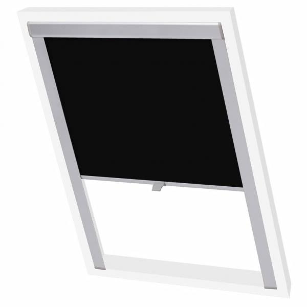 ARDEBO.de - Verdunkelungsrollo Schwarz 102 