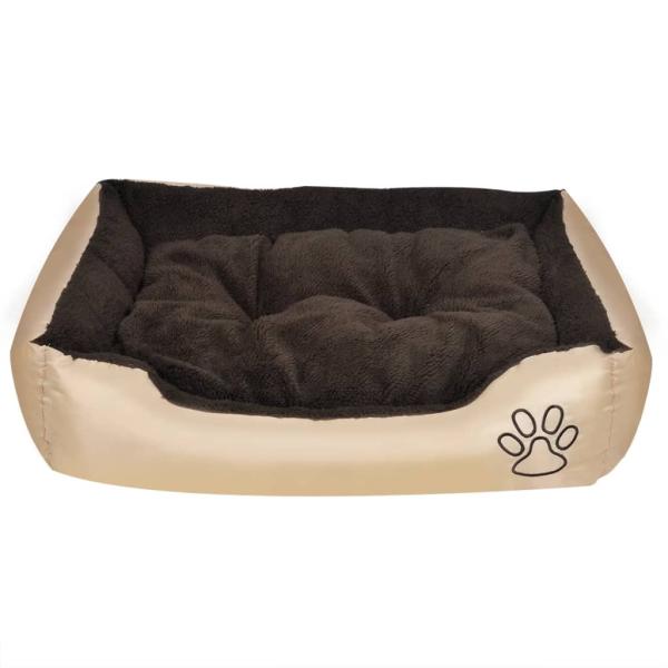 Hundebett Beige und Braun XXL