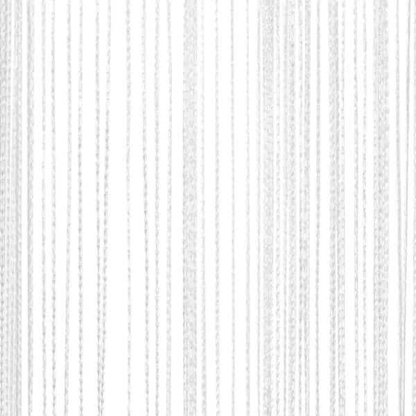 Fadenvorhänge 2 Stk. 140 x 250 cm Weiß