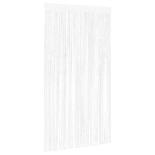 Fadenvorhänge 2 Stk. 140 x 250 cm Weiß