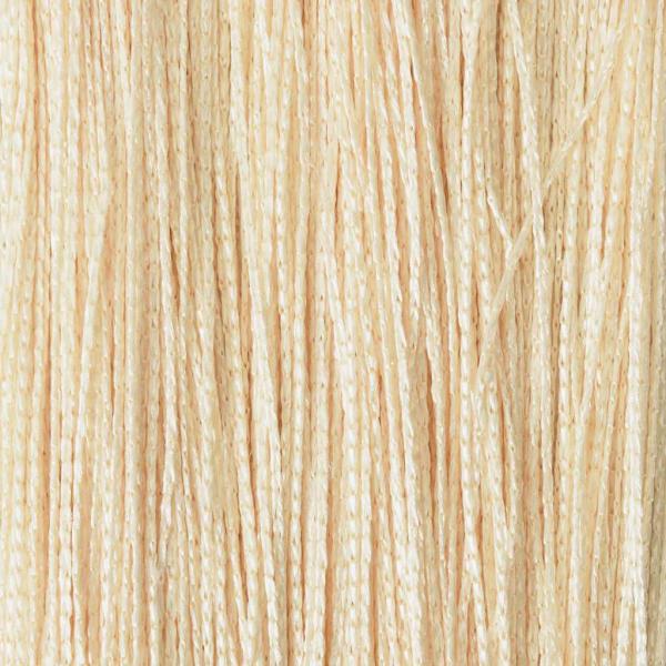 Fadenvorhänge 2 Stk. 140 x 250 cm Cremefarben