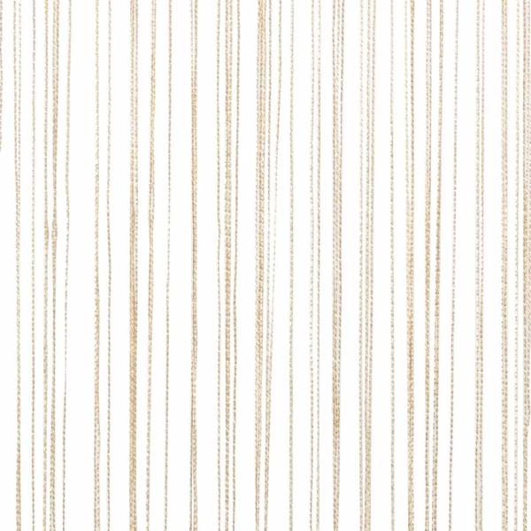Fadenvorhänge 2 Stk. 100 x 250 cm Beige