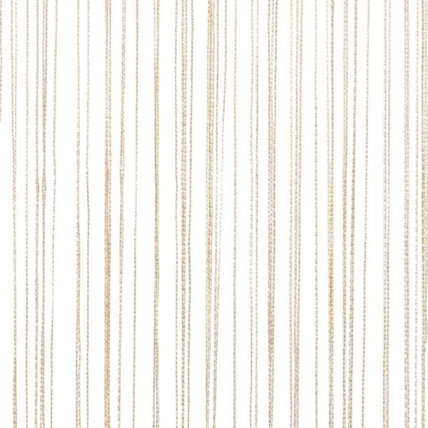 Fadenvorhänge 2 Stk. 140 x 250 cm Beige