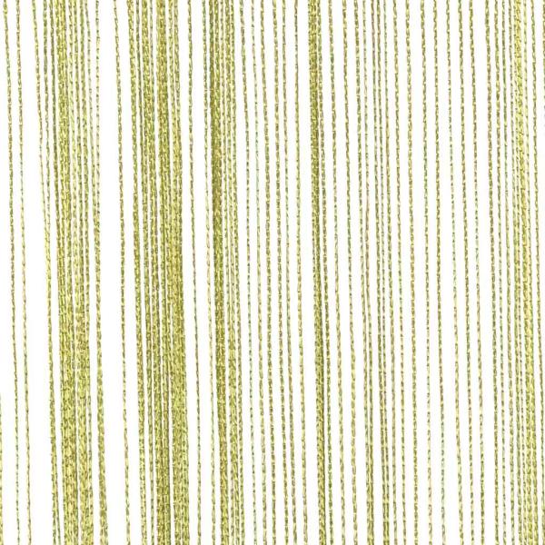 Fadenvorhänge 2 Stk. 100 x 250 cm Grün