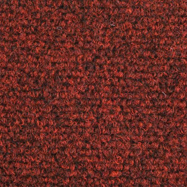 15 Stk. Selbstklebende Treppenmatten Nadelvlies 56x17x3cm Rot