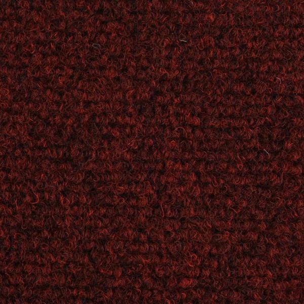 Stufenmatten Selbstklebend 15 Stk. 56x17x3 cm Bordeauxrot Halbrund