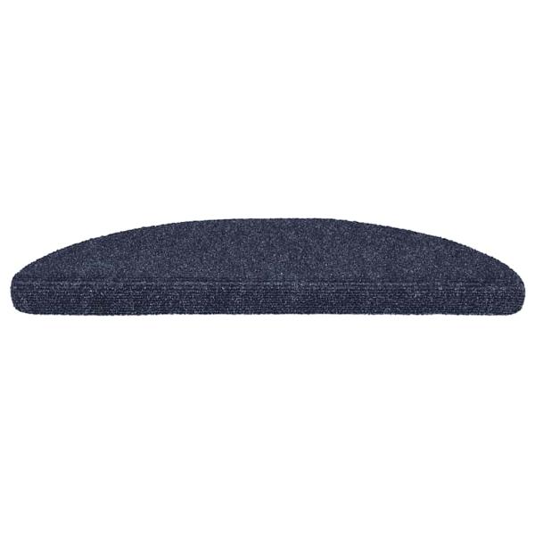15 Stk. Selbstklebende Treppenmatten Nadelvlies 56x17x3cm Blau