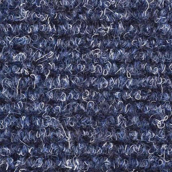 15 Stk. Selbstklebende Treppenmatten Nadelvlies 56x17x3cm Blau