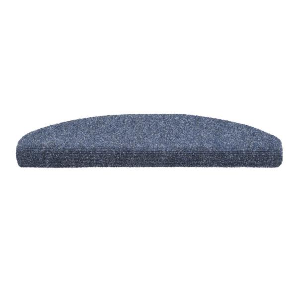 Stufenmatten Selbstklebend 15 Stk. 65x21x4 cm Blau Halbrund Groß