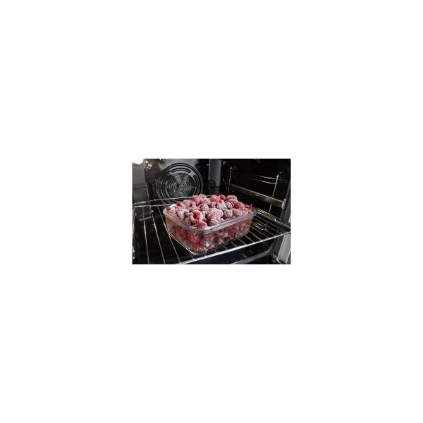 Gorenje GEC5C41WG Elektro-Standherd, 50cm breit, 70L, Glaskeramik, Pizza-Funkion, AquaClean, Auftaufunktion, weiß