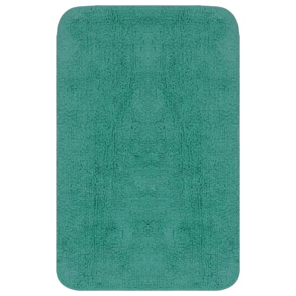 Badematten-Set 3-tlg. Stoff Türkis
