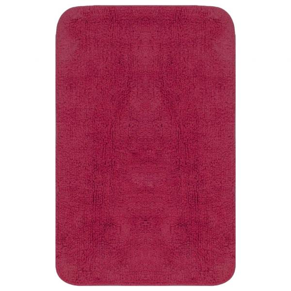 Badematten-Set 2-tlg. Stoff Fuchsia