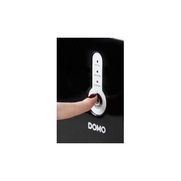 DOMO DO9220IB Eiswürfelmaschine, 120 W, in 8 Min, 1,5 L, schwarz