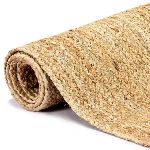 Teppich Handgefertigt Jute Natur 120x180 cm