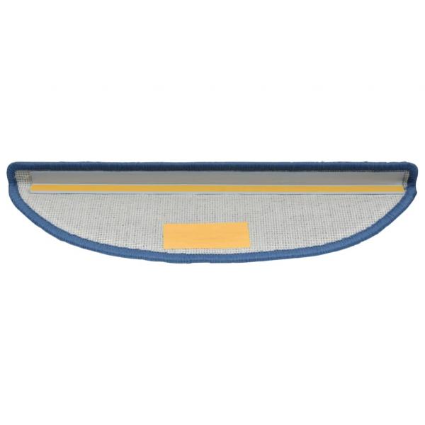 15 Stk. Treppenmatten Blau 56 x 17 x 3 cm