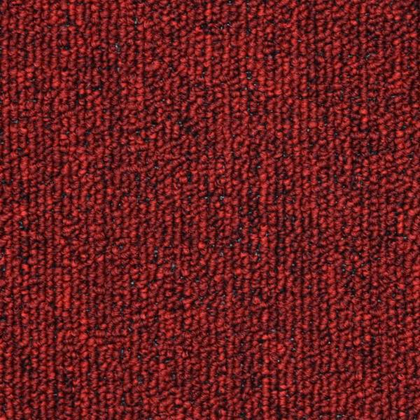 15 Stk. Treppenmatten Bordeauxrot 65 x 24 x 4 cm