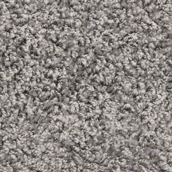 Stufenmatten 15 Stk. 56x17x3 cm Grau Halbrund