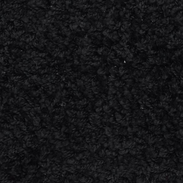 Treppenmatten 15 Stk. Schwarz 56x17x3 cm
