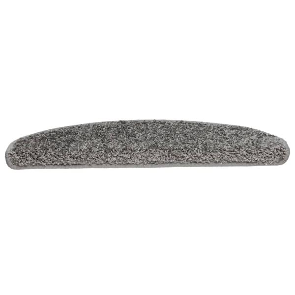 Treppenmatten 15 Stk. Grau 65x21x4 cm