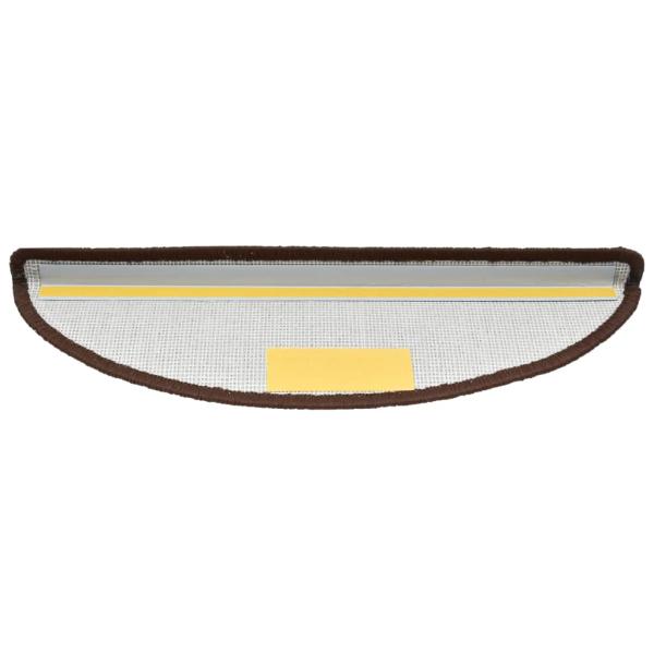 Stufenmatten 15 Stk. 65x21x4 cm Braun Halbrund Groß