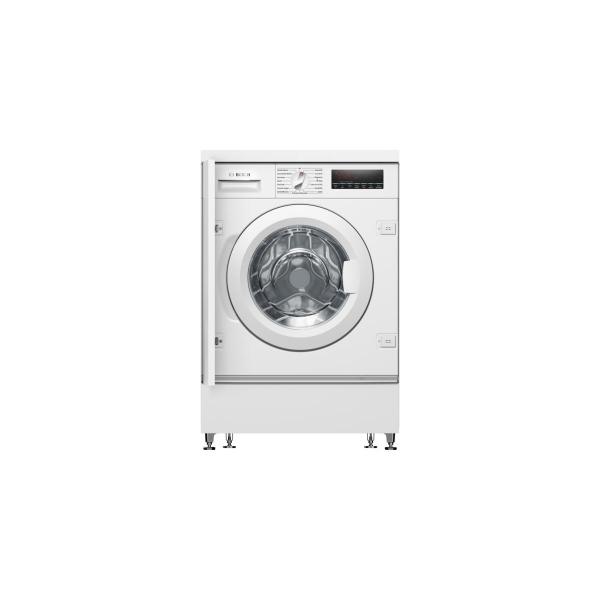 ARDEBO.de Bosch WIW28443 Serie 8 8kg Einbau Waschmaschine, 60cm breit, 1400 U/min, LED-Display, Unwuchtkontrolle, Mengenerkennung, AquaStop, weiß