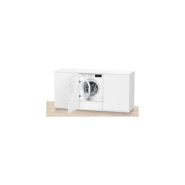 Bosch WIW28443 Serie 8 8kg Einbau Waschmaschine, 60cm breit, 1400 U/min, LED-Display, Unwuchtkontrolle, Mengenerkennung, AquaStop, weiß
