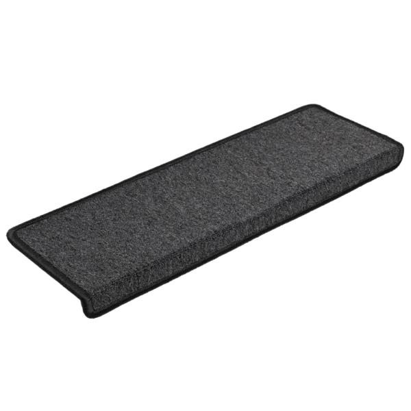 Teppich-Treppenstufen 15 Stk. 65x21x4 cm Anthrazit