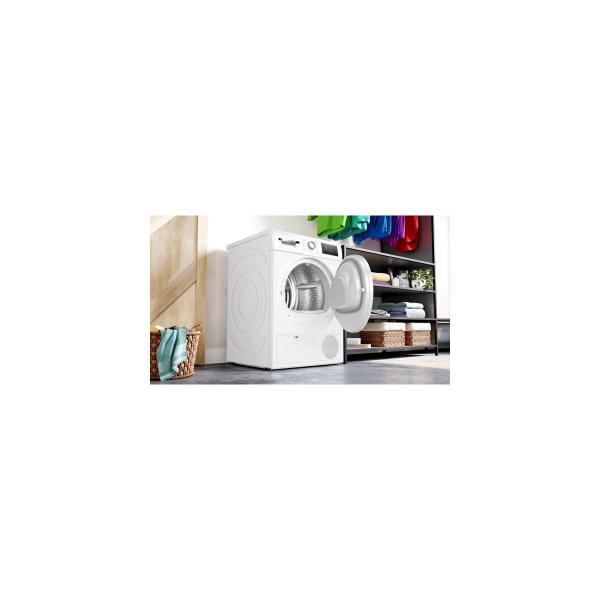 Bosch WTH83V03 Serie 4 7kg A++ Wärmepumpentrockner, 60cm breit, EasyClean, AutoDry, LED-Display, Restzeitanzeige, SensitiveDrying, weiß