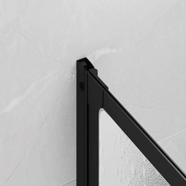 Duschwand 117x120 cm 3-teilig Faltbar