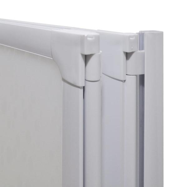 Duschwand 117x120 cm 3-teilig Faltbar