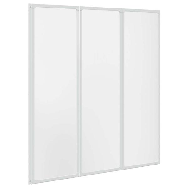 Badewannen Faltwand Duschabtrennung 141 x 132 cm