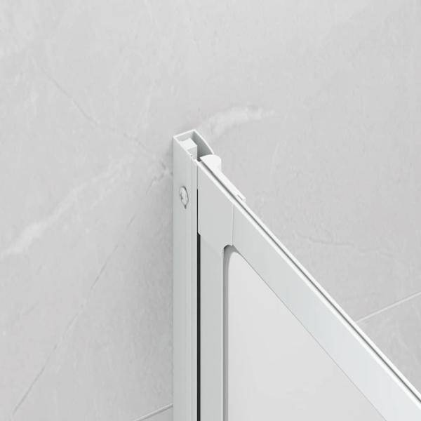 Badewannen Faltwand Duschabtrennung 141 x 132 cm