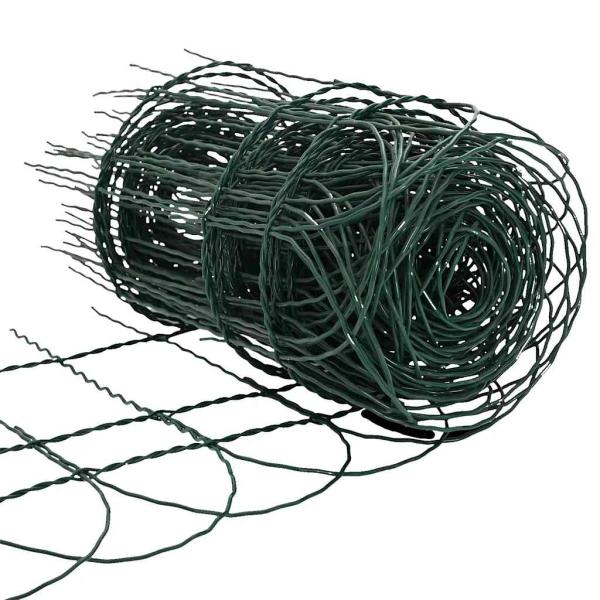 Beetzaun Pulverbeschichtetes Eisen 10x0,4 m