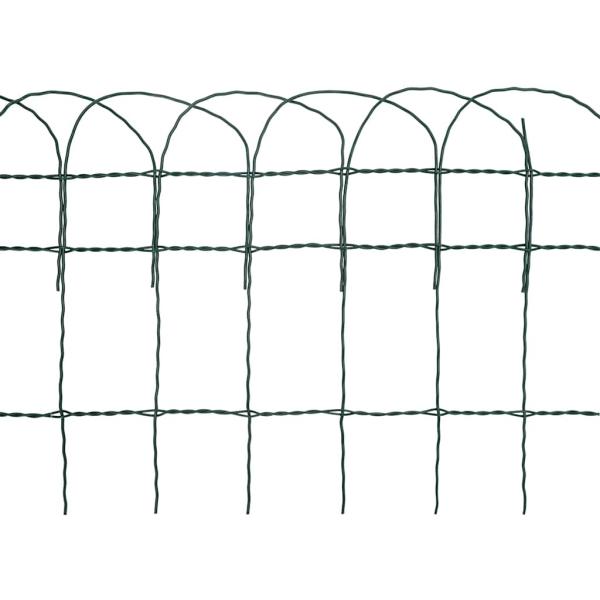 Beetzaun Pulverbeschichtetes Eisen 25×0,4 m